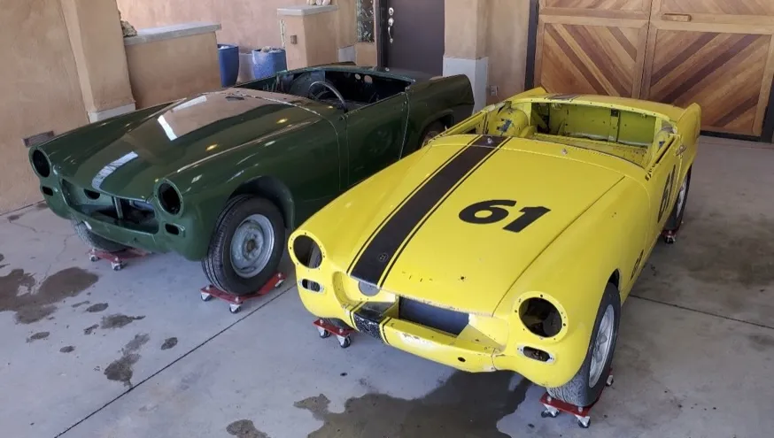 1965 Austin-Healey Sprite race car and spares package