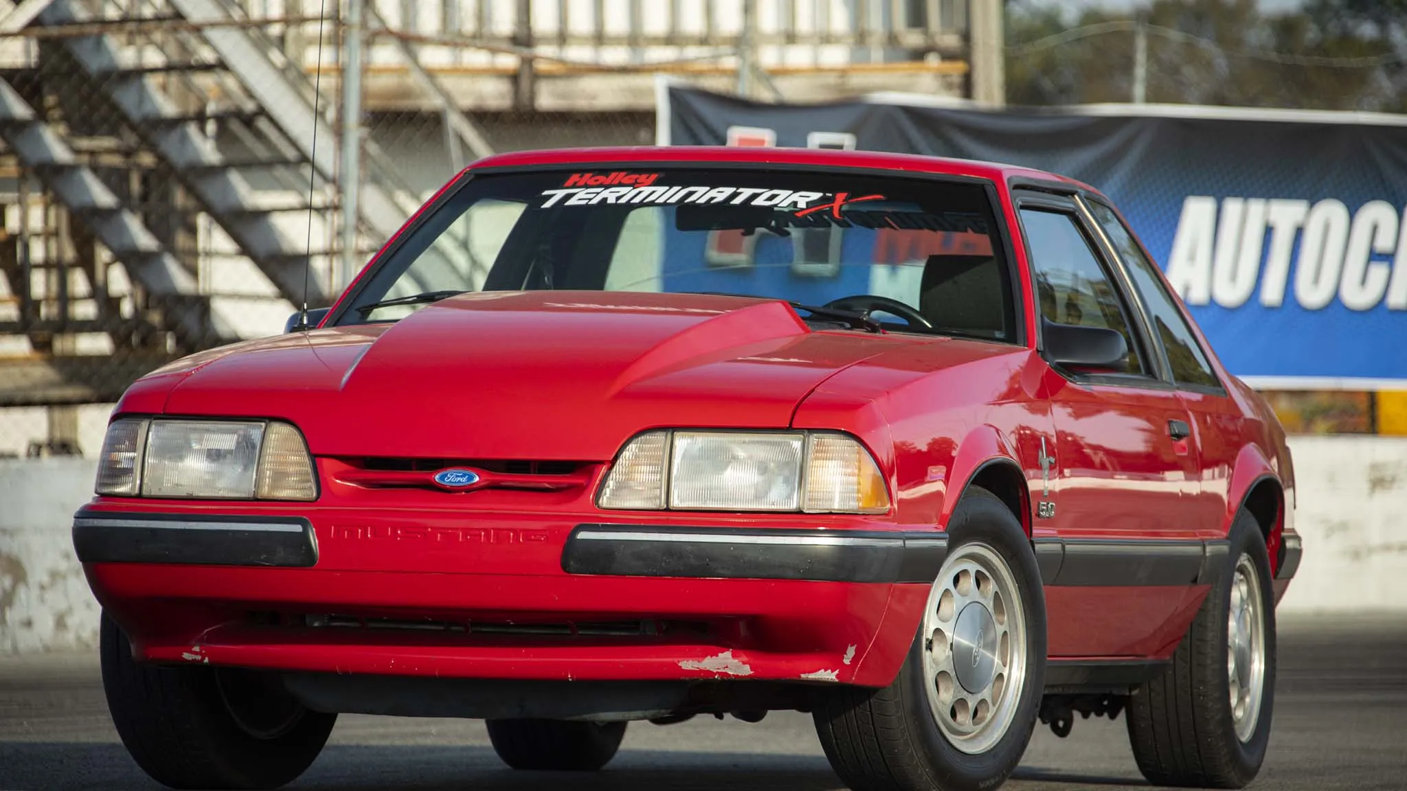 1990 Ford Mustang LX 5.0 coupe with a factory appearance