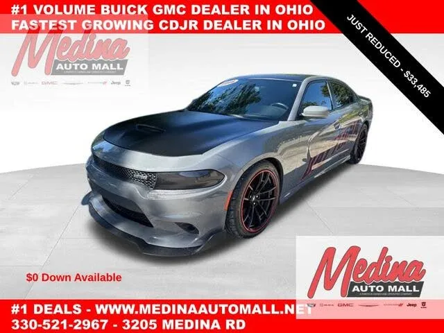 2018 Dodge Charger Daytona 392 RWD in Destroyer Gray, showcasing its performance sedan styling.