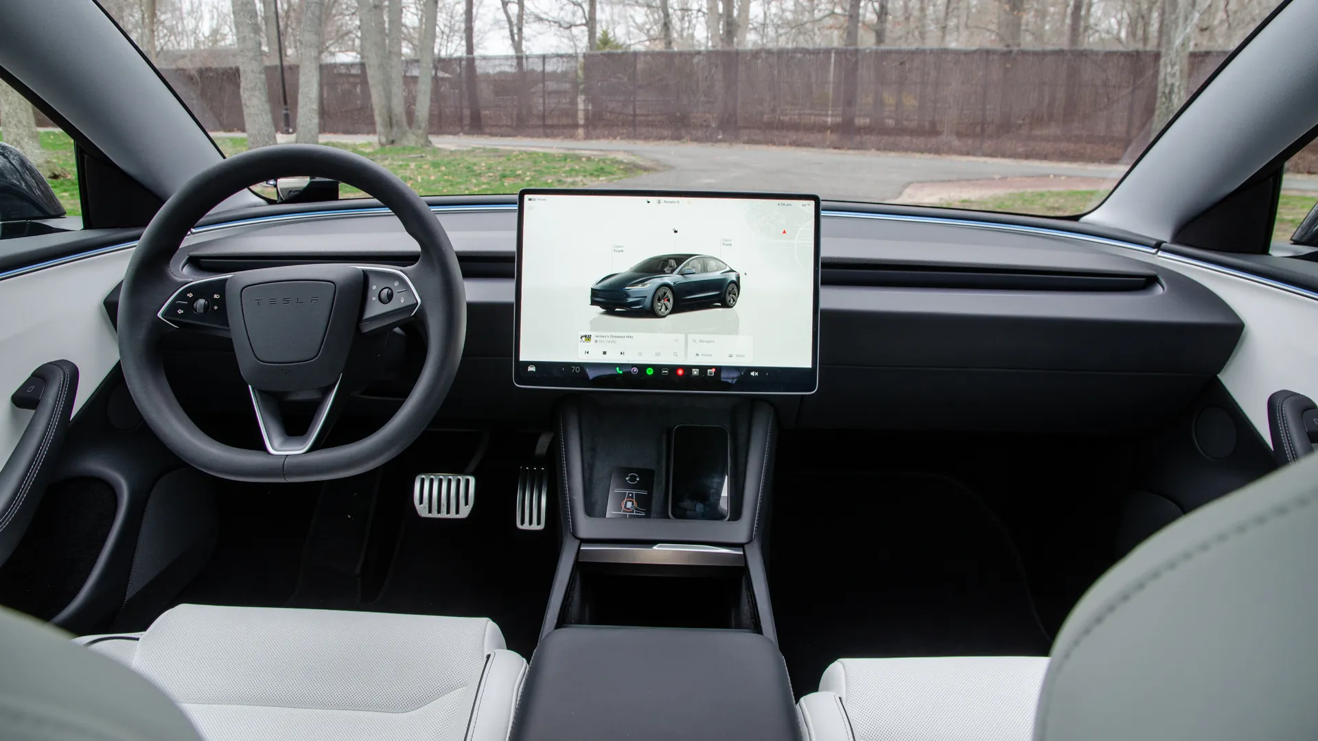 2025 Tesla Model 3 Performance minimalist dashboard