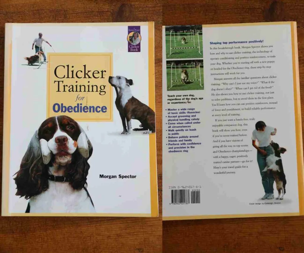 A cover of "Clicker Training for Obedience"