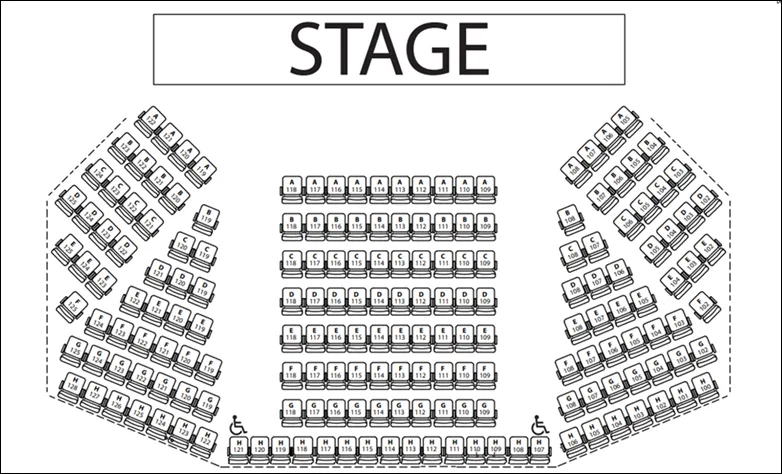 A seating area of a theater AI-generated content may be incorrect.