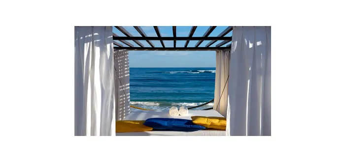 A welcoming VIP area at the resort, signifying exclusive access for privileged guests.