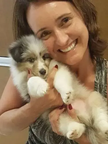 Abby thinks the world is a strange place, and wants to know why some Shelties have no fur and walk on two legs.