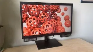 Acer DS2 Series Pro monitor from a different angle, highlighting its robust build and the 3D lens technology