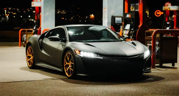 Acura car from the front