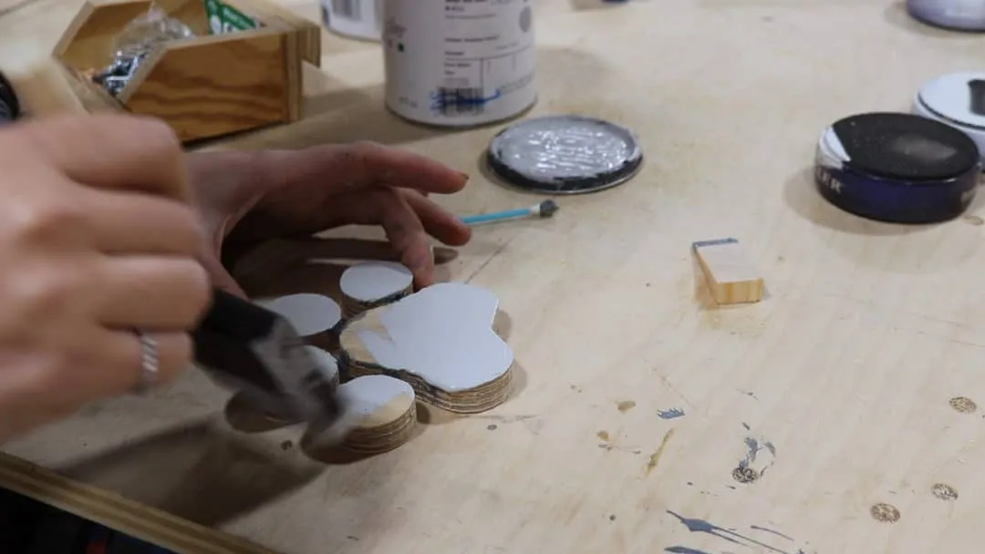 Adding a decorative paw print accent