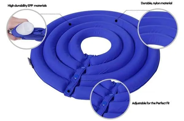 Adjustable soft cone for dogs