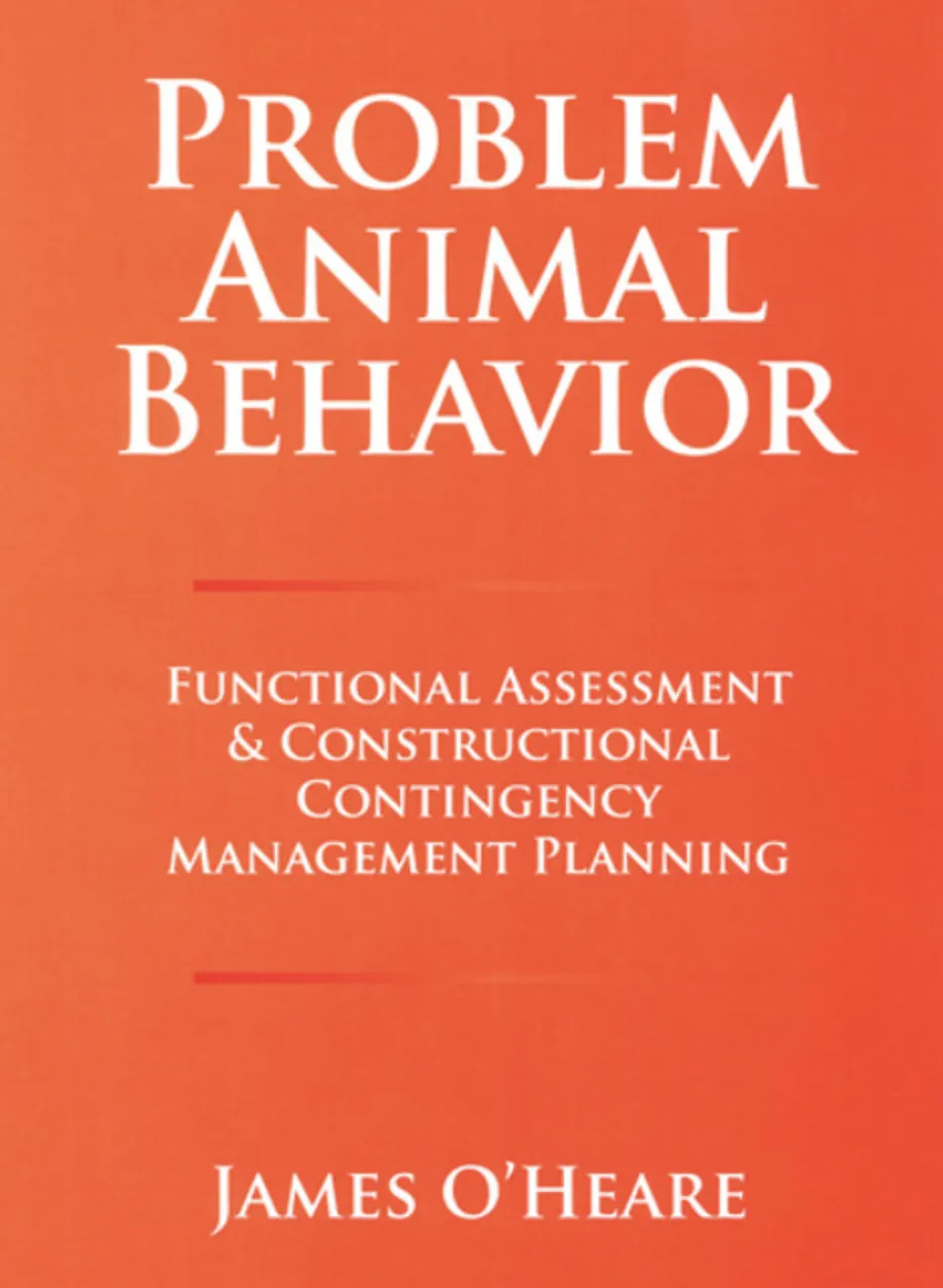 Advanced dog training book problem animal behavior oheare