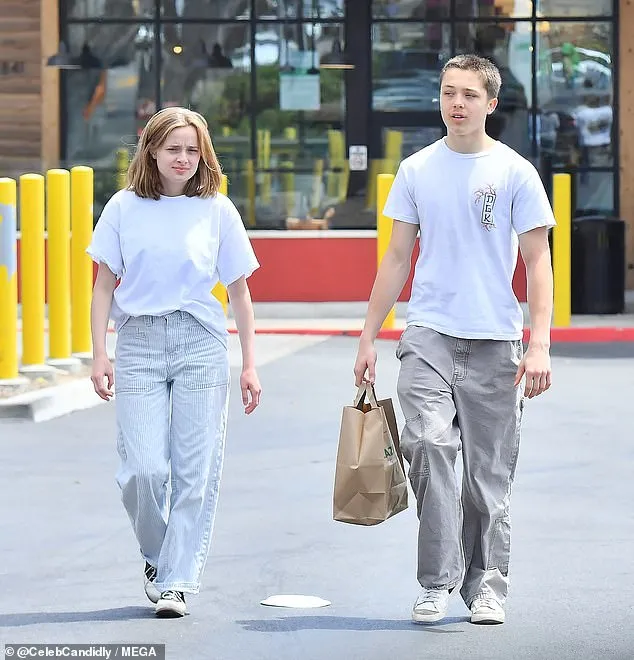 Angelina Jolie and Brad Pitt's Twins Vivienne and Knox, embodying the essence of their famous parents