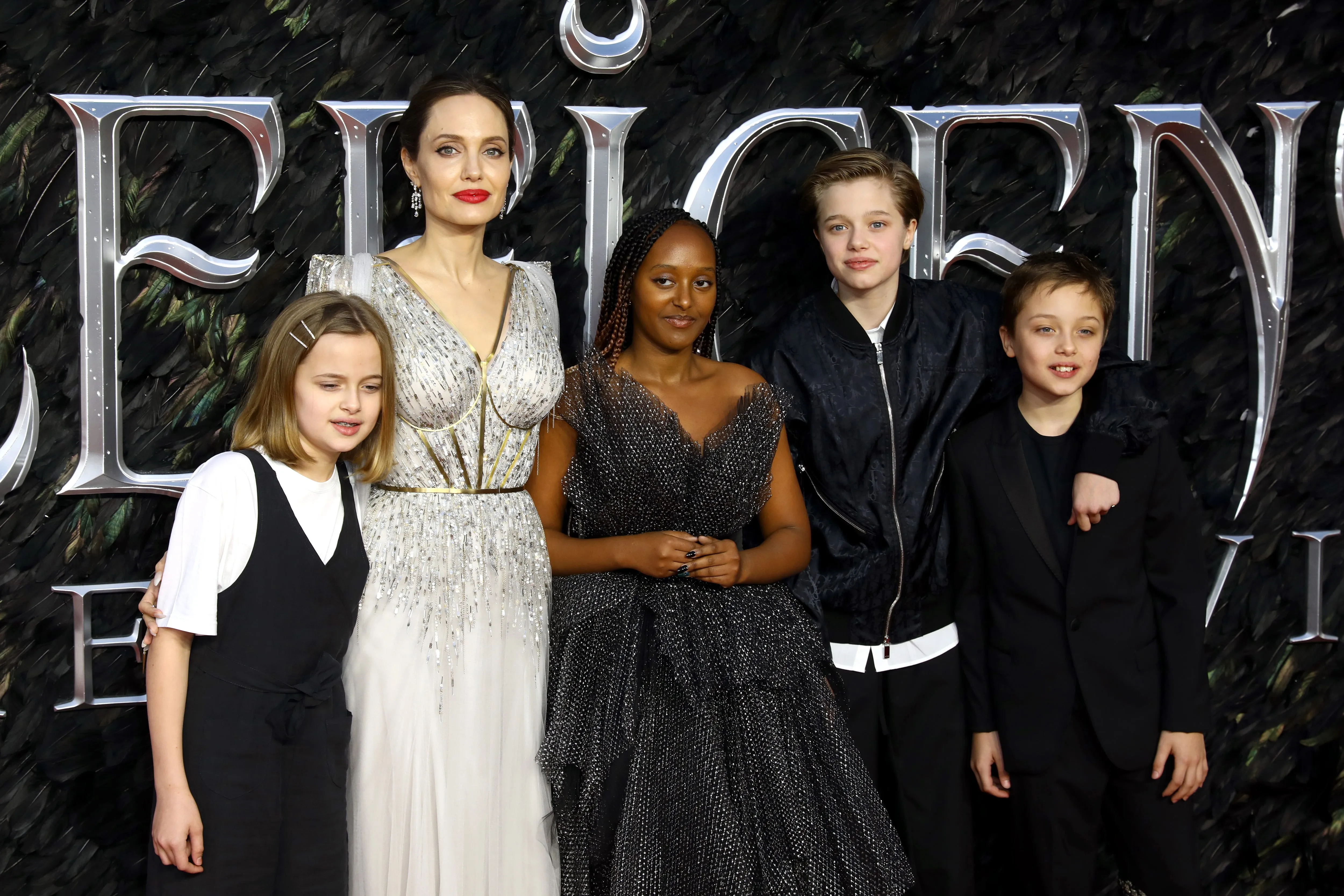 Angelina Jolie attending a film premiere in London