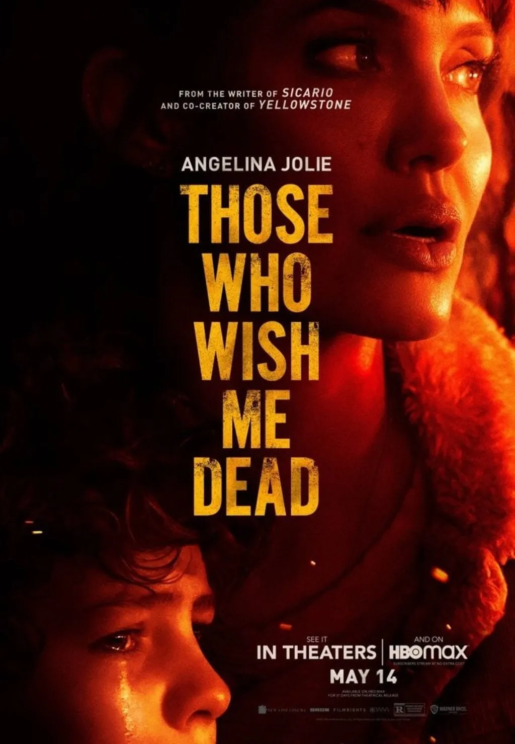 Angelina Jolie in a promotional still for her 2021 action thriller movie, "Those Who Wish Me Dead."