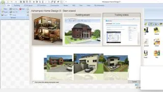 Ashampoo Home Design 9 interface for interior design