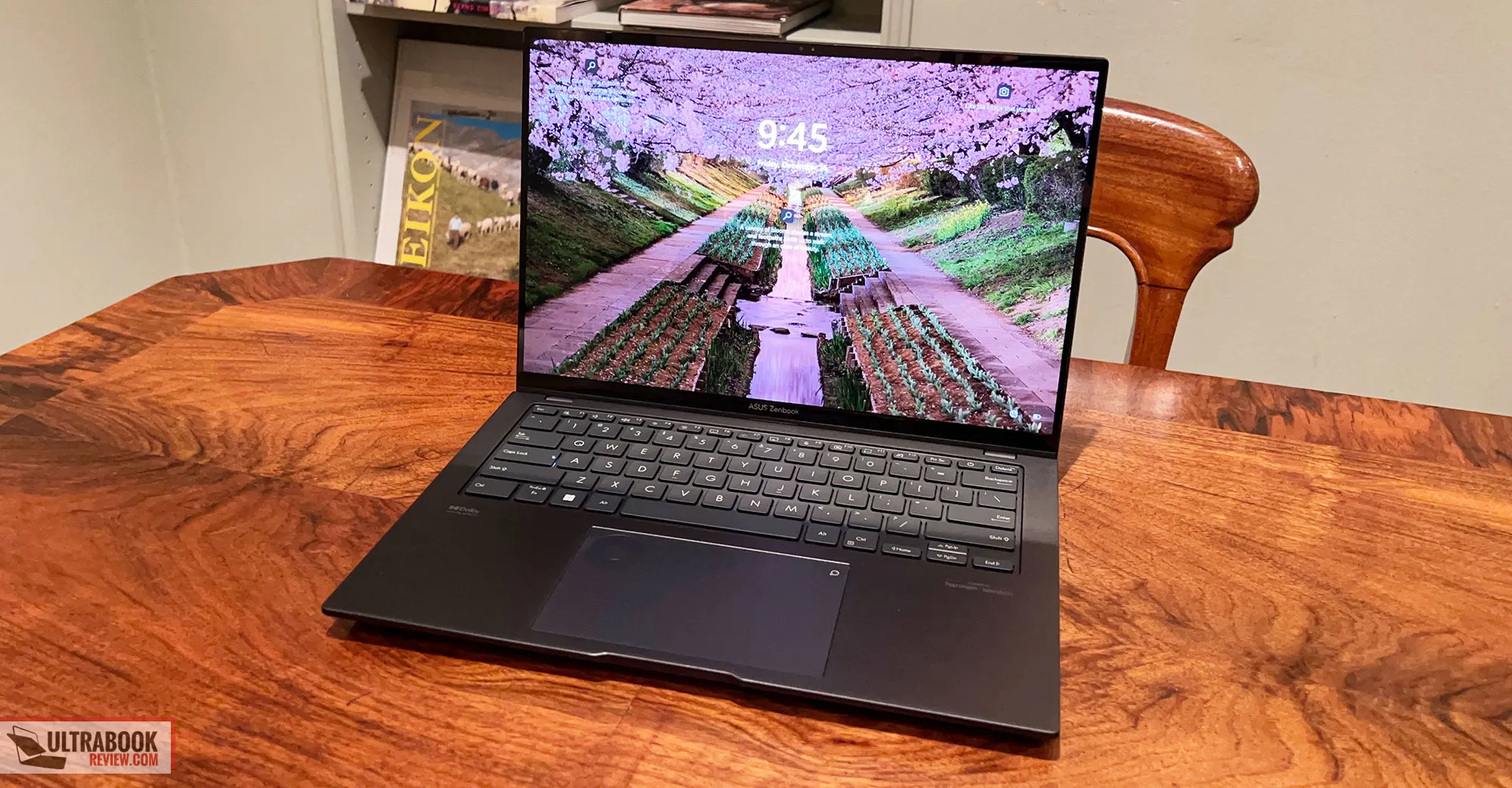 Asus ZenBook Pro 14, a powerful OLED creator laptop featuring a dedicated graphics card for demanding tasks.