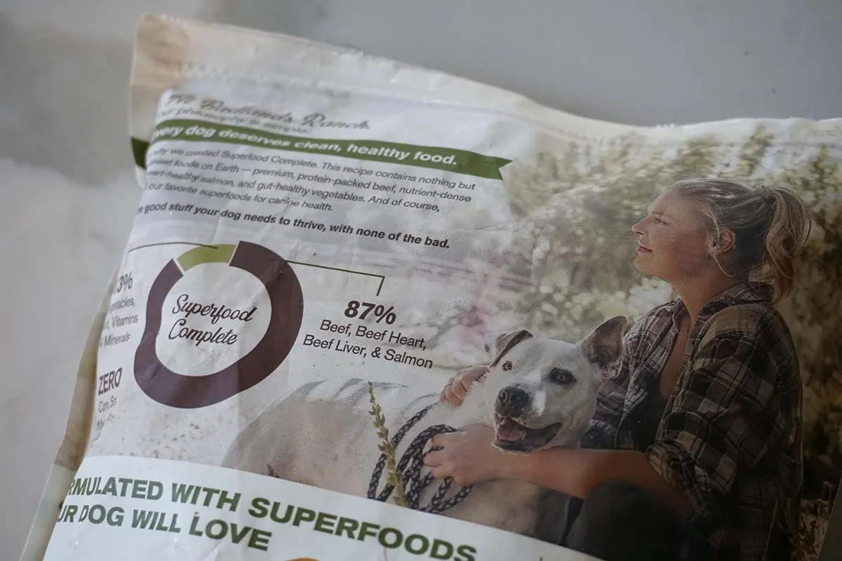Badlands Ranch contains 87% meat