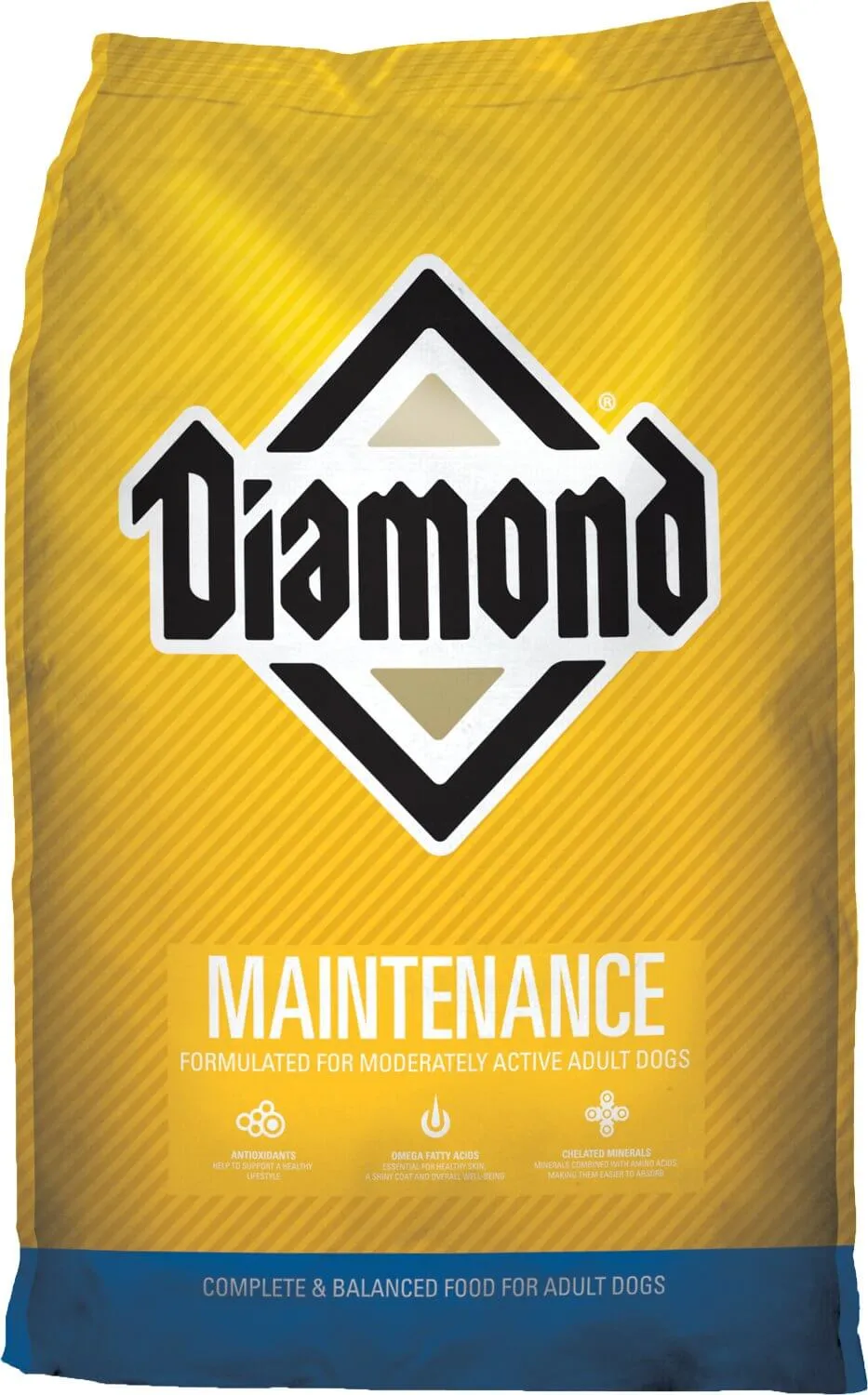 Bag of Diamond Maintenance Dry Dog Food for adult dogs