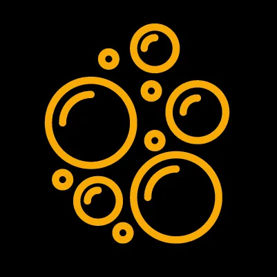 Baking soda icon, symbolizing natural cleaning power for canine dental products