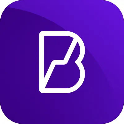 BeProfit logo - a white letter 