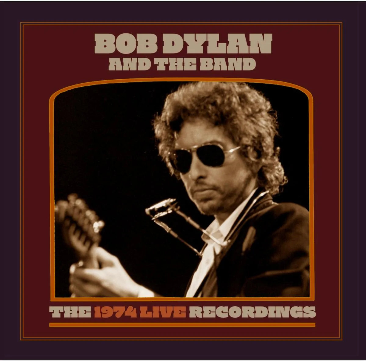 Bob Dylan and The Band in 1974