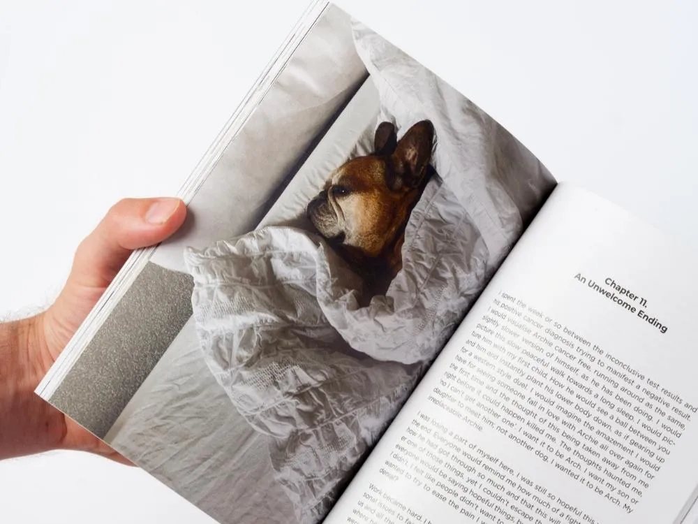 Book about a man and his French Bulldog, a perfect gift for dog lovers