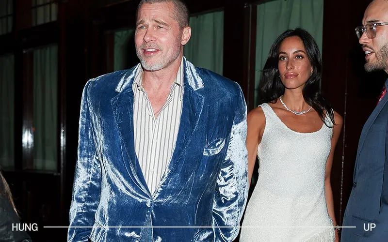 Brad Pitt and Ines de Ramon in New York City