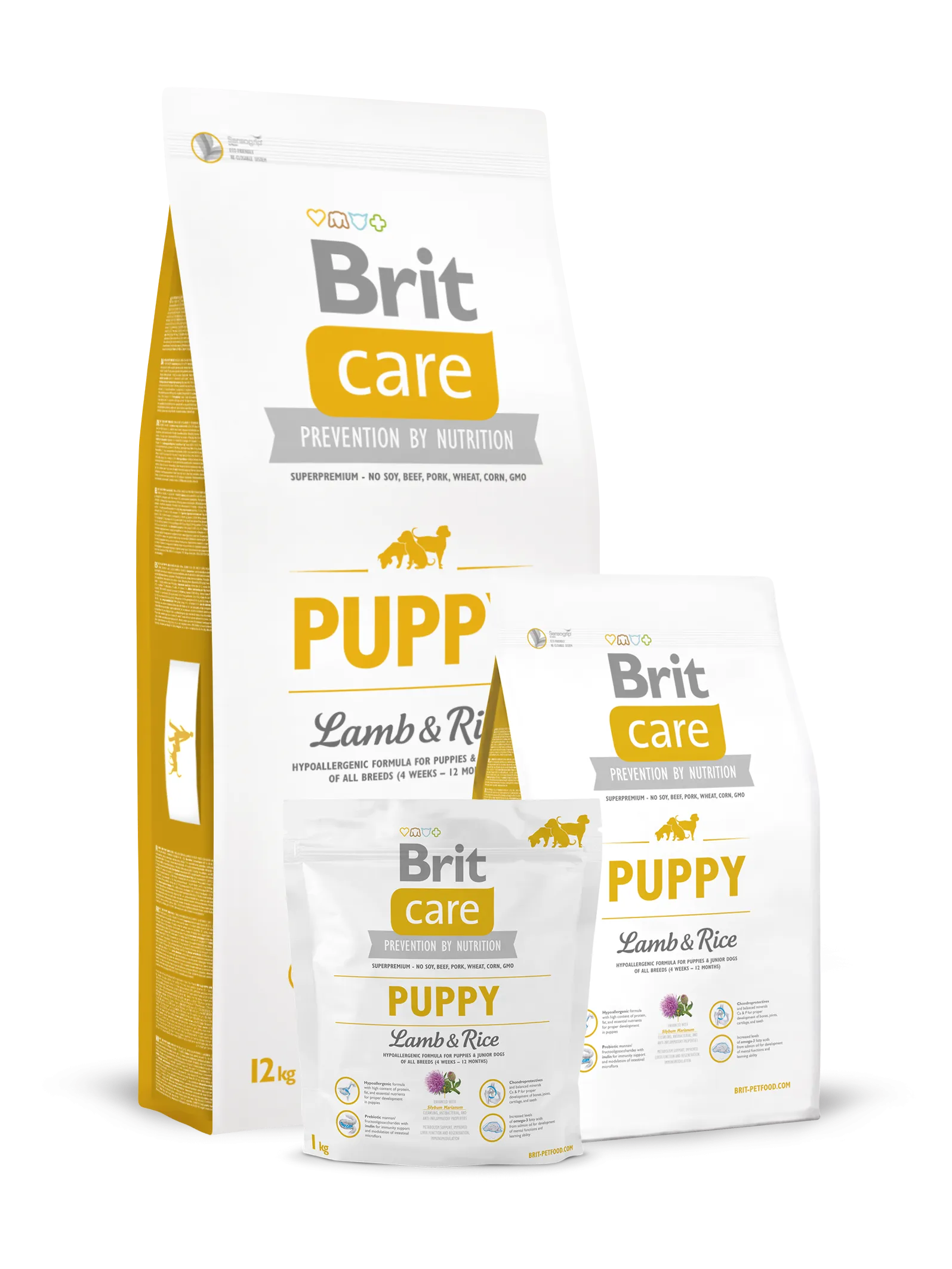 Brit Care Puppy Lamb and Rice dry dog food bag
