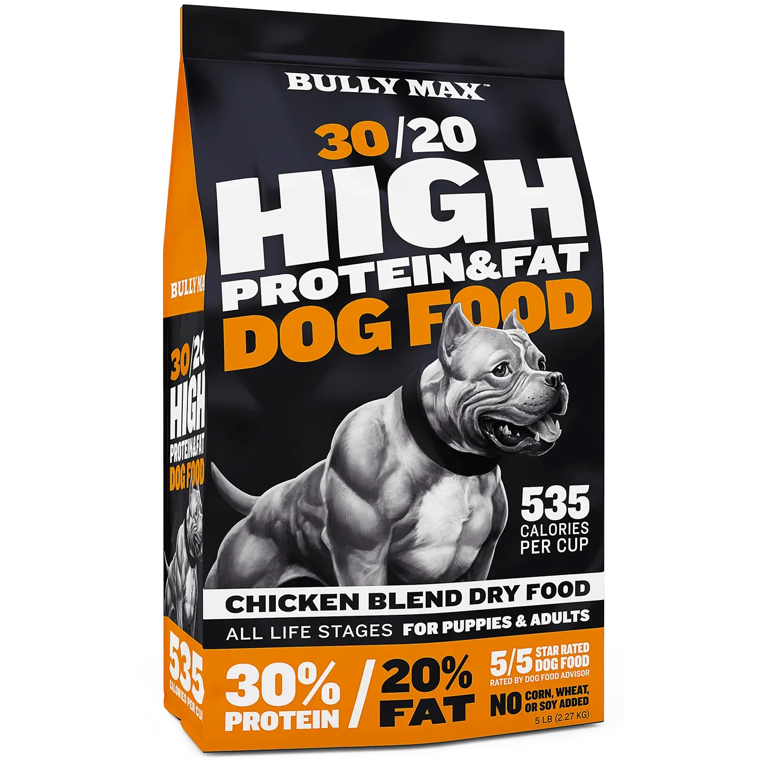 Bully Max puppy food bag
