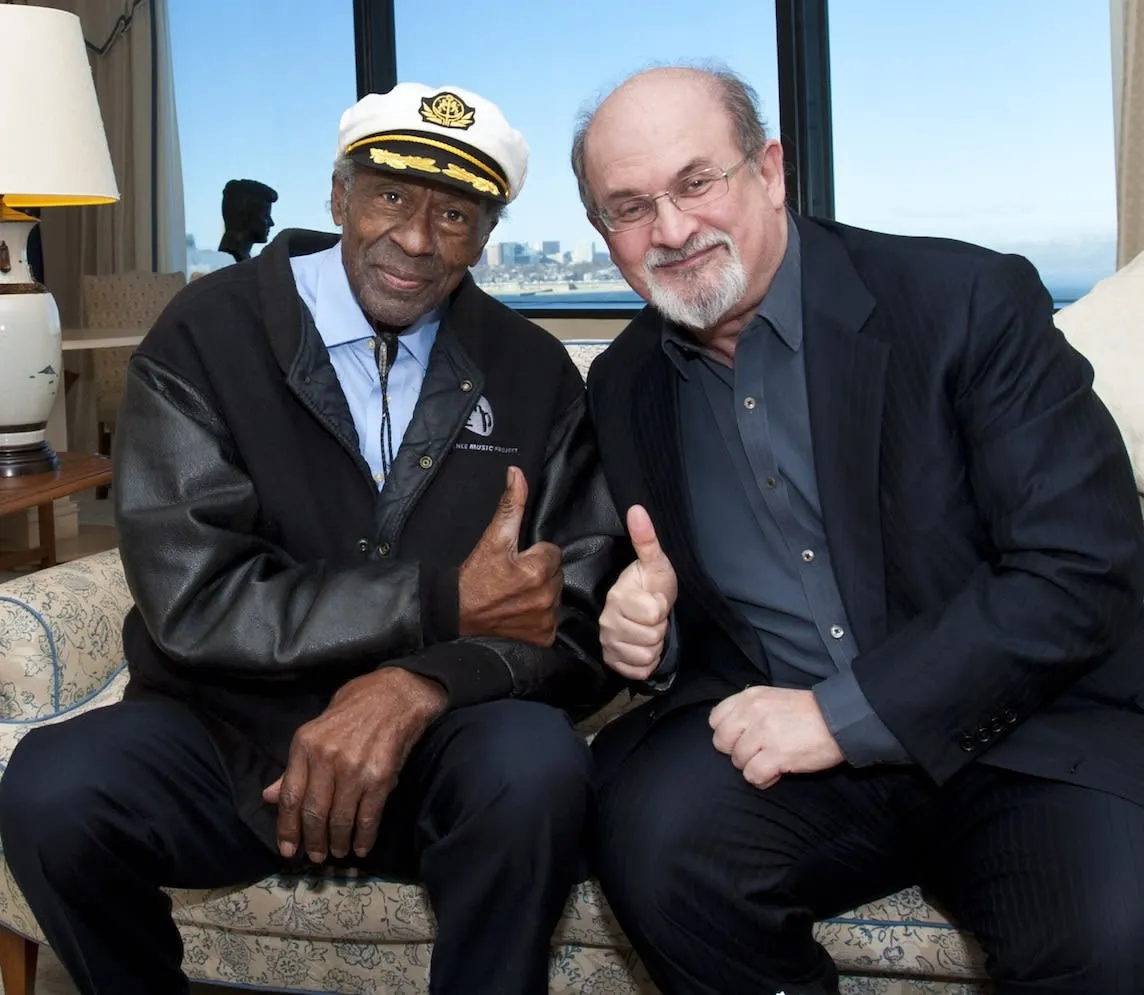 Chuck Berry performing "Johnny B. Goode"