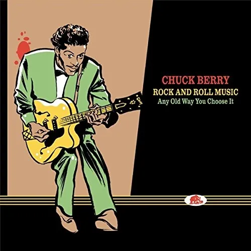 Chuck Berry's 'Rock 'n' Roll Music' album cover, featuring classic rock and roll imagery