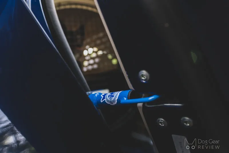 Close-up of a car ventilation lock