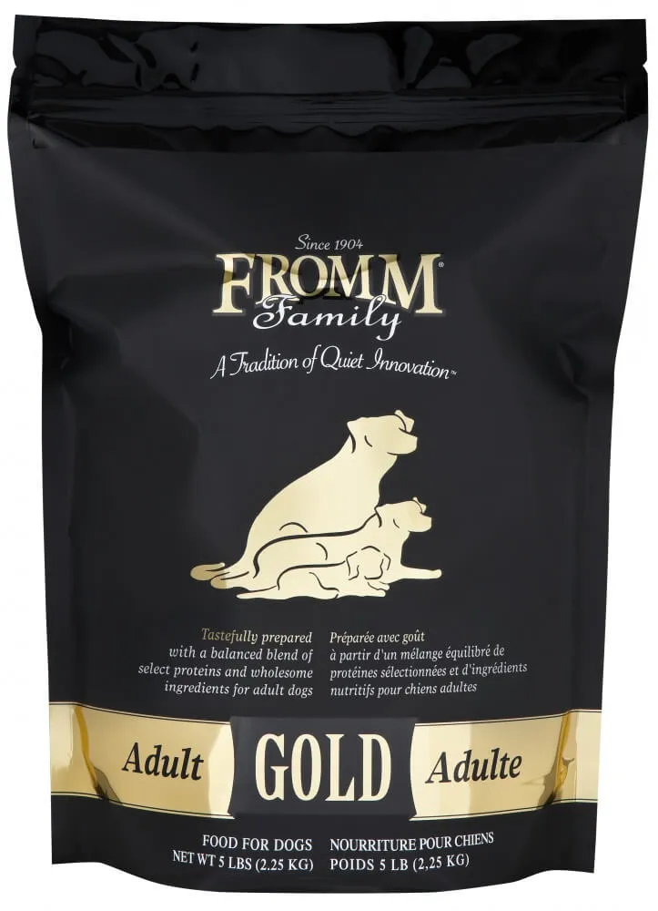 Close-up of Fromm Gold Adult Dog Food kibble
