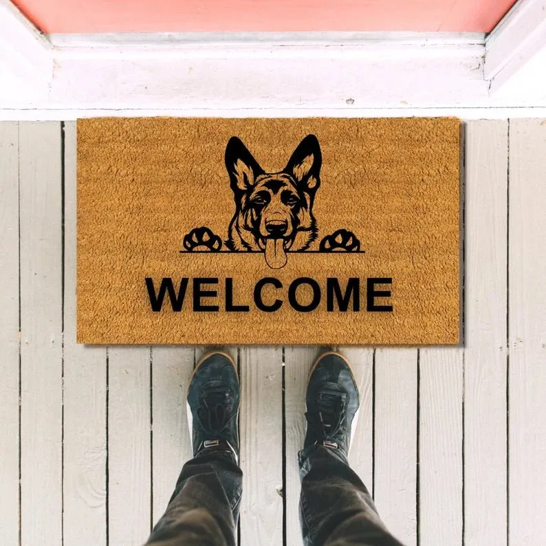 Custom Dog Door Mat