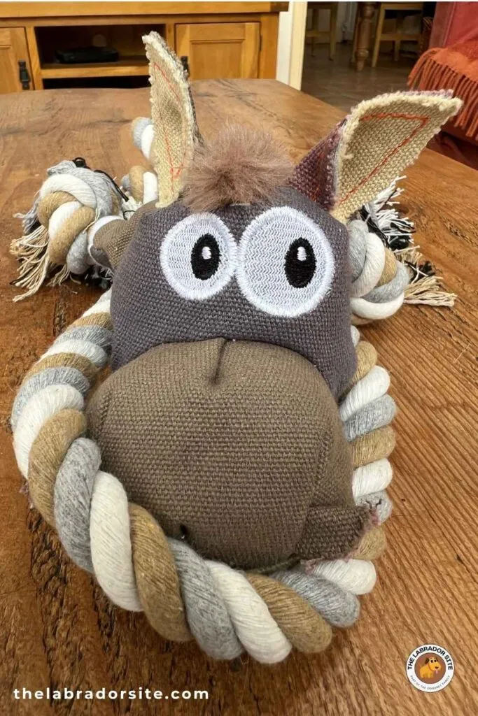 Cute cow tug toy