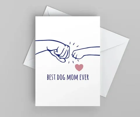 Dog Mother's Day card