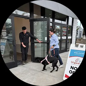 Dog-Walking-Into-Store-Step-2