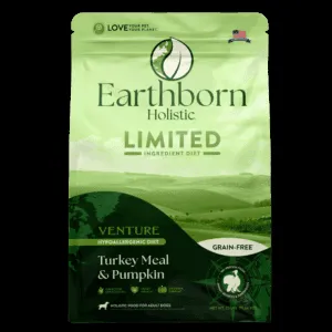 Earthborn Holistic Venture Turkey Meal &amp; Pumpkin limited ingredient dry dog food