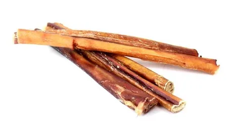 Eldon's Free-Range Odourless Bully Sticks, a top choice for long-lasting dog chews, in various lengths.