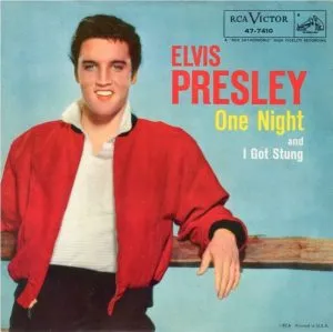 Elvis performing I Got Stung