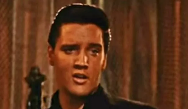 Elvis Presley in a promotional shot for Blue Christmas
