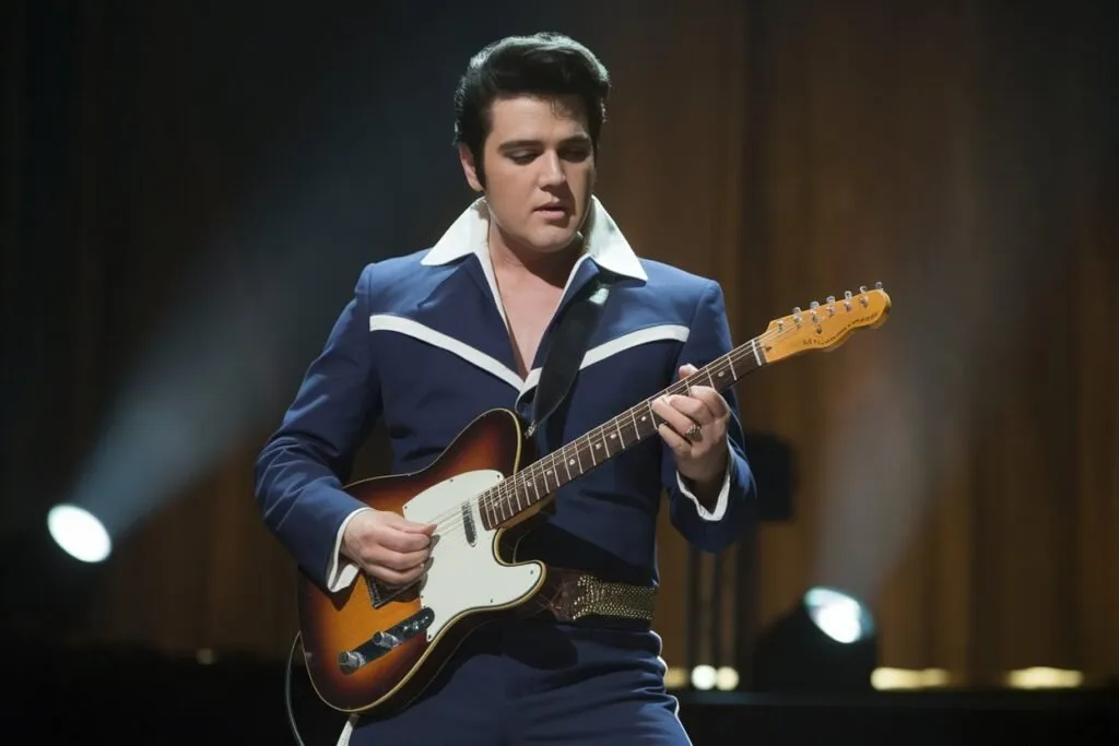 Elvis Presley performing Can't Help Falling in Love, a song beloved for its simplicity and romantic melody