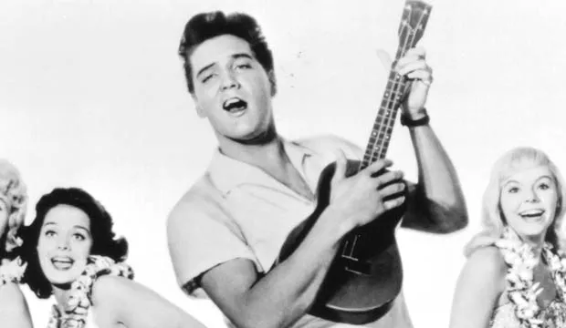 Elvis Presley performing Suspicious Minds