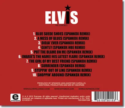 Elvis Presley Re:Loaded CD Back Cover