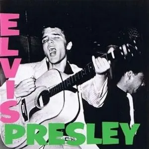 Elvis Presley's debut album from 1956, showcasing his early rock and roll sound forged at Sun Records.