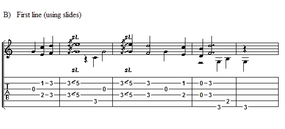 Example 1 line 2