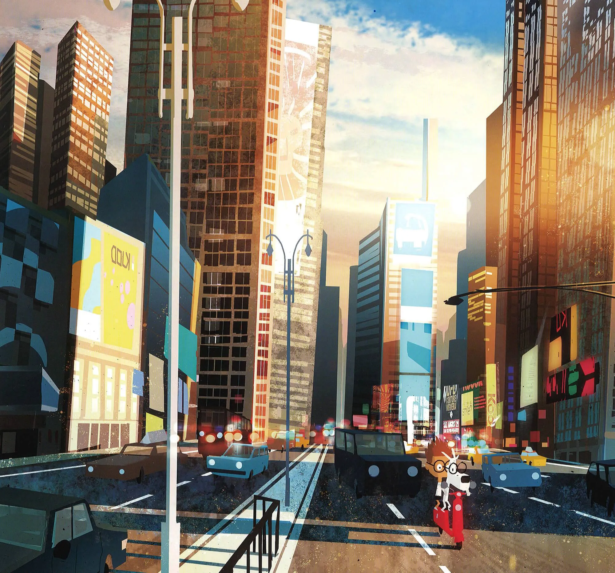 Final character designs or promotional art
