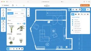 Floorplanner user interface during the software review process