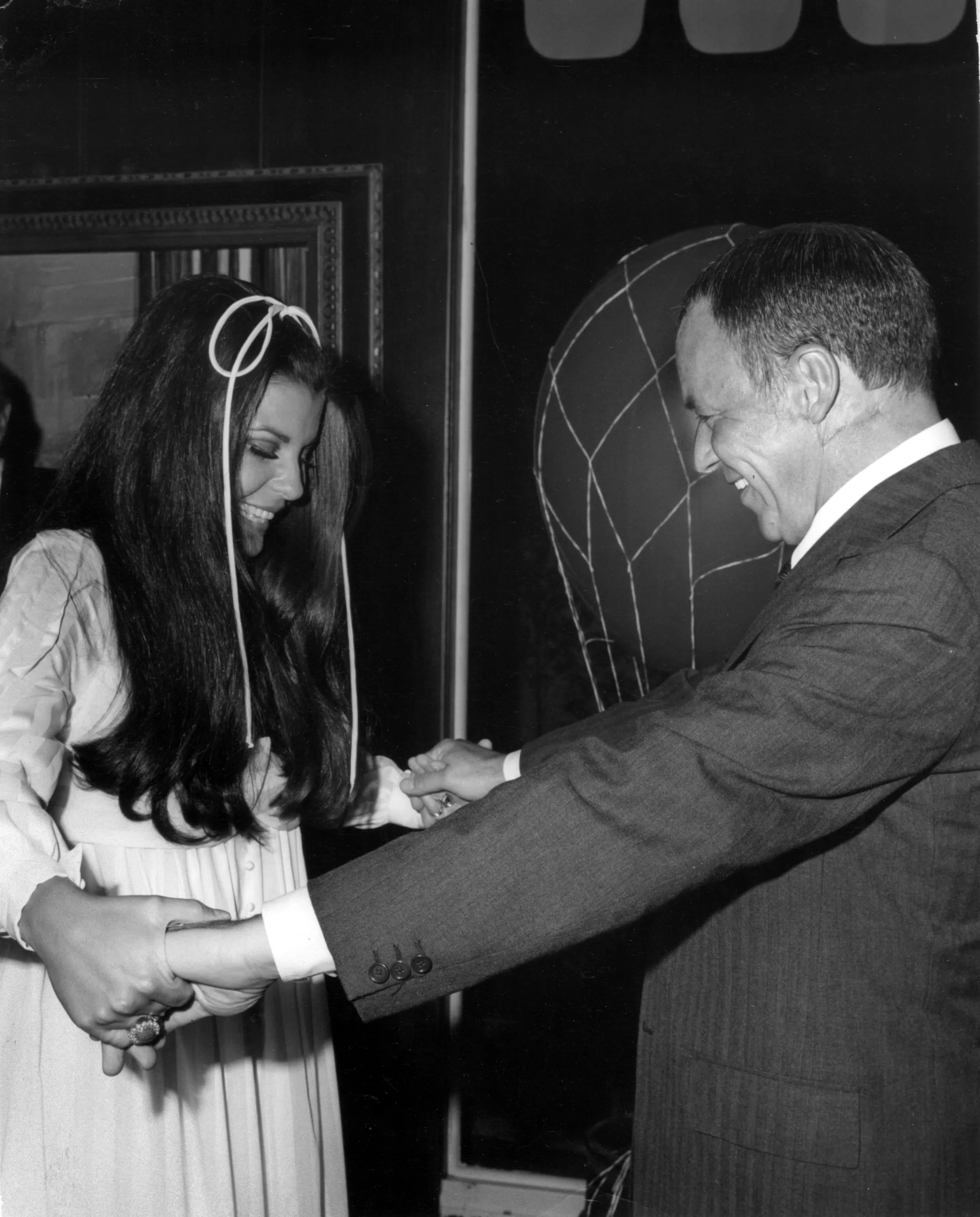 Frank Sinatra and daughter Tina Sinatra discussing his legacy for the Netflix series
