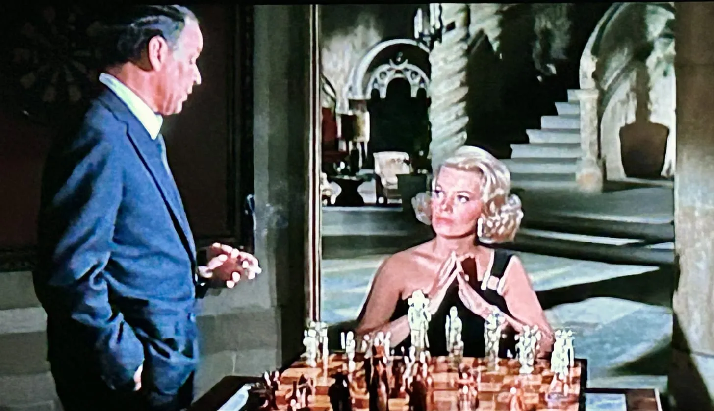 Frank Sinatra and Raquel Welch in Lady in Cement