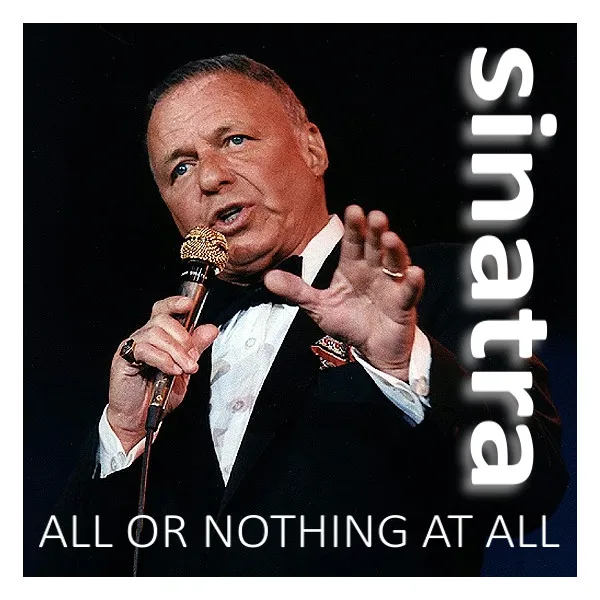 Frank Sinatra in the 1970s, dressed in a tuxedo