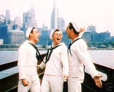 Gene Kelly, Frank Sinatra, and Jules Munshin in On the Town